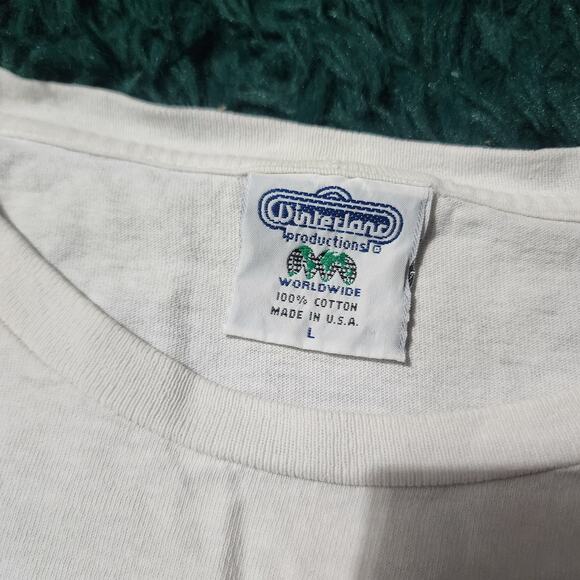 Vintage 1994 Jim Morrison The Doors An American Poet T-Shirt Uniflex USA Size L - Picture 5 of 5